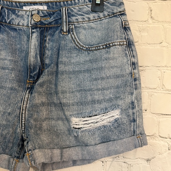 Cello distressed cuffed shorts - Picture 2 of 5